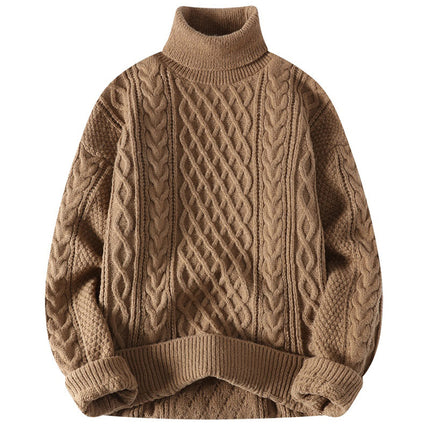 Vintage Jacquard Turtleneck