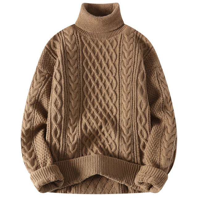 Vintage Jacquard Turtleneck