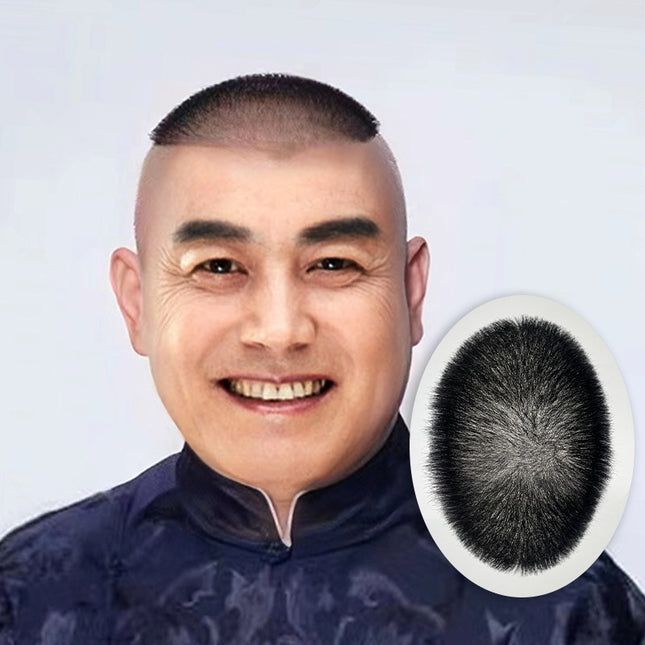 Biological Scalp Men Wig Set