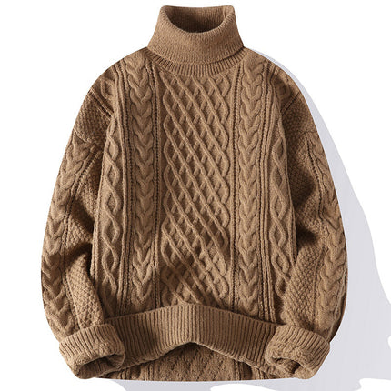 Vintage Jacquard Turtleneck