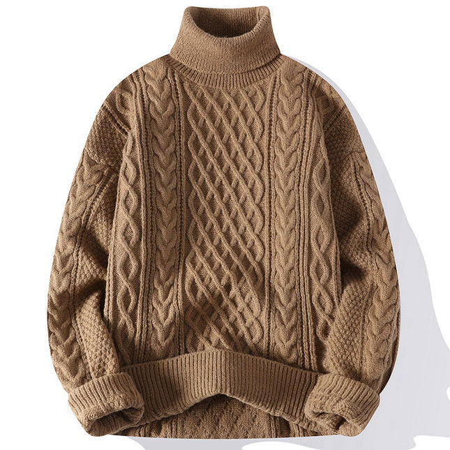 Vintage Jacquard Turtleneck