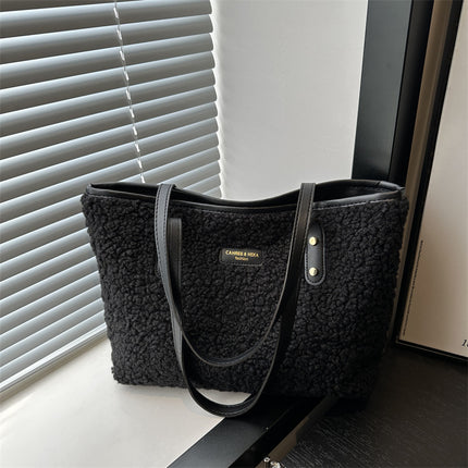 Fashionable Furry Versatile Shoulder Bag