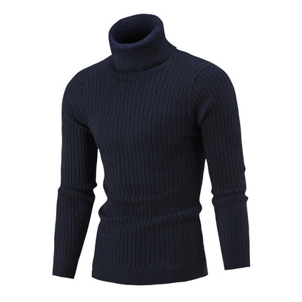 High Collar Twist Long Sleeve