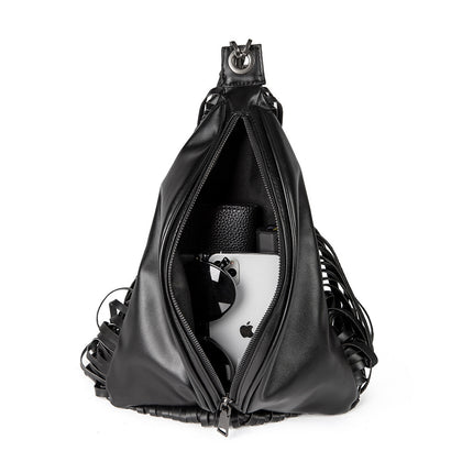 Outdoor Fashionable Tassel Backpack Wallet