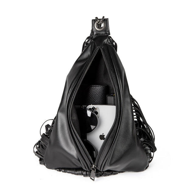 Outdoor Fashionable Tassel Backpack Wallet