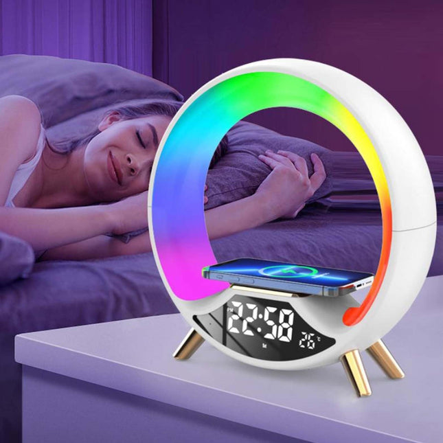 O Light Three In One Wireless Charging Multifunctional Bluetooth Speaker
