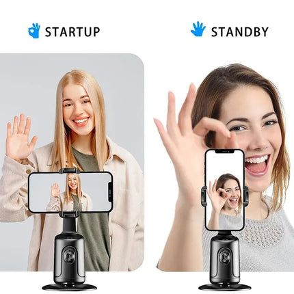360 Auto Face Tracking Gimbal AI Smart Gimbal Phone Holder