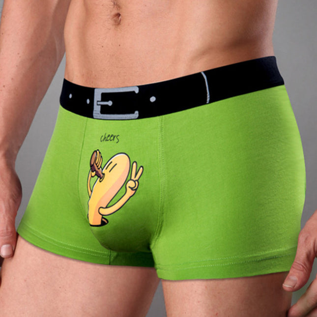 Modal U Convex Mid-rise Boxer Briefs Men