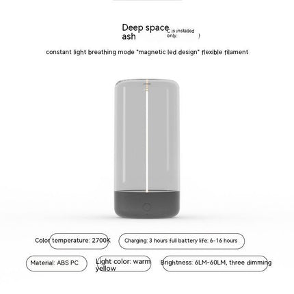 Rechargeable Portable Night Light With High Transparency And Anti Drop Creative Atmosphere Light