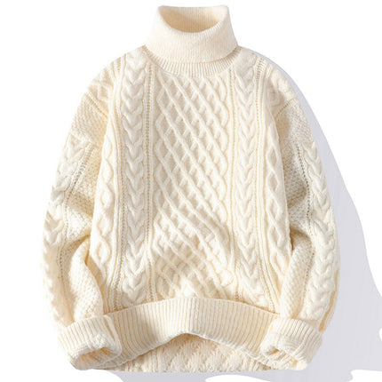 Vintage Jacquard Turtleneck