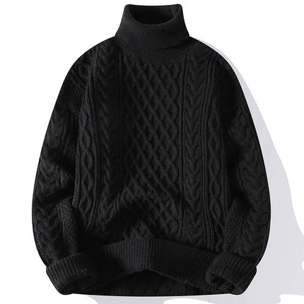 Vintage Jacquard Turtleneck