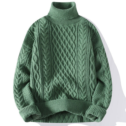 Vintage Jacquard Turtleneck