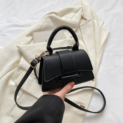 Commuter Western Style Solid Color Shoulder Messenger Bag