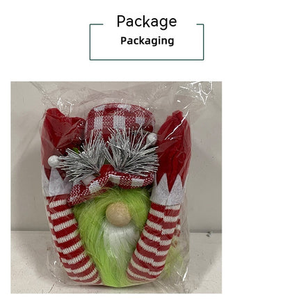 Christmas Long Legs Green Beard Doll Decoration Christmas Decorations