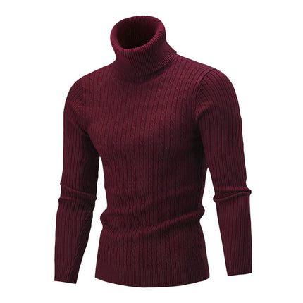 High Collar Twist Long Sleeve