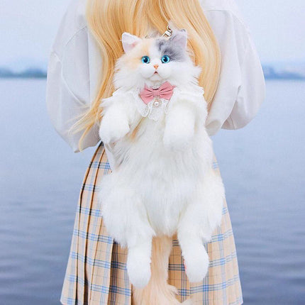 Simulation Calico Cat Backpack