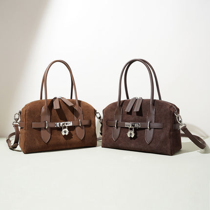 Frosted Color-blocking Luxury Shoulder Bag
