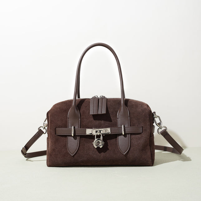Frosted Color-blocking Luxury Shoulder Bag