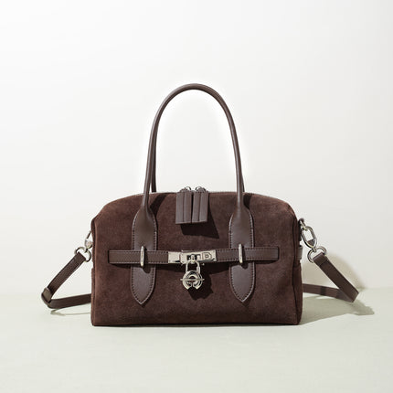 Frosted Color-blocking Luxury Shoulder Bag