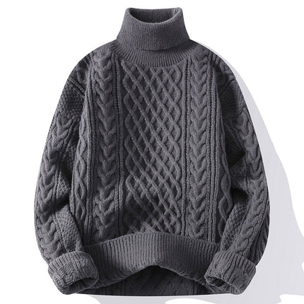 Vintage Jacquard Turtleneck