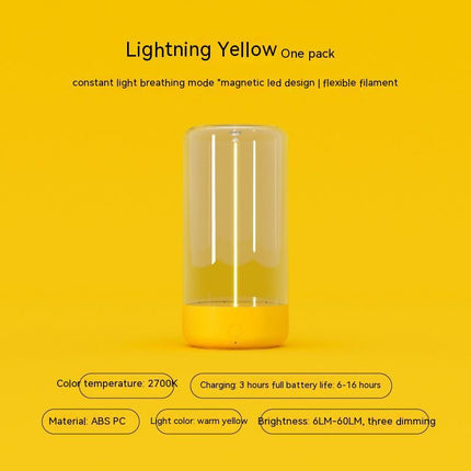 Rechargeable Portable Night Light With High Transparency And Anti Drop Creative Atmosphere Light