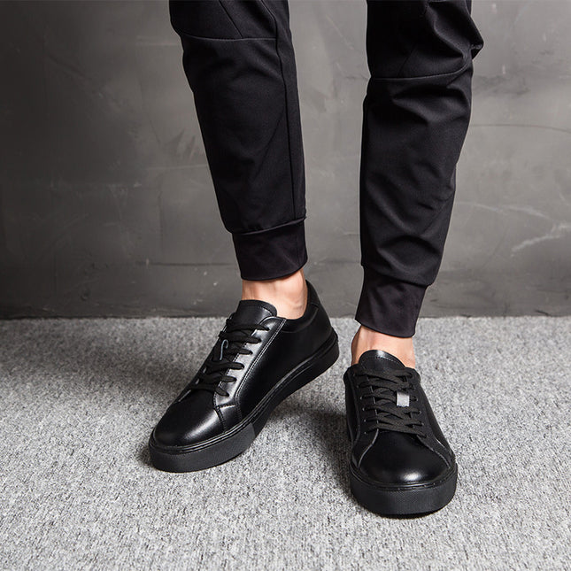Leisure Leather Sneakers Men
