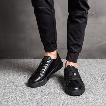 Leisure Leather Sneakers Men
