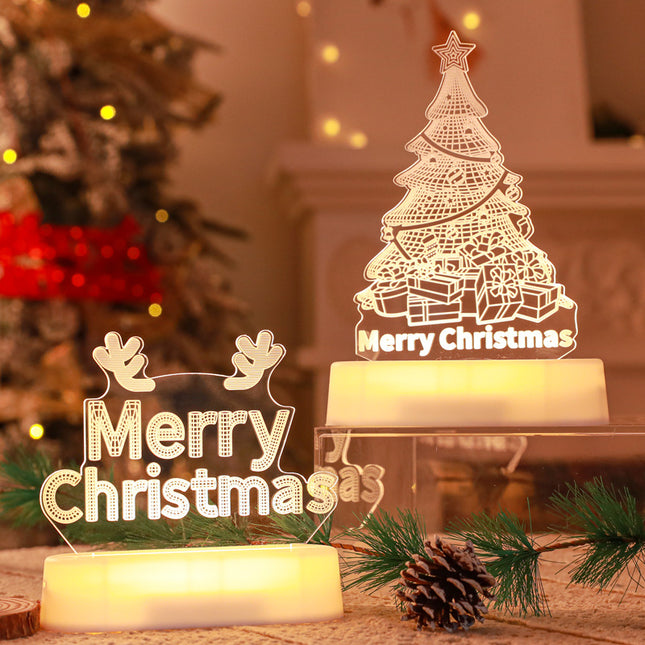 3D Lamp Acrylic LED Night Lights