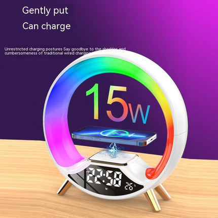 O Light Three In One Wireless Charging Multifunctional Bluetooth Speaker