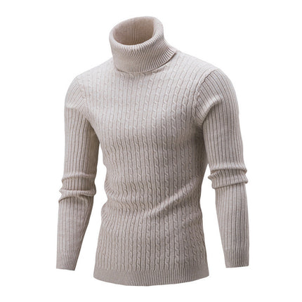 High Collar Twist Long Sleeve