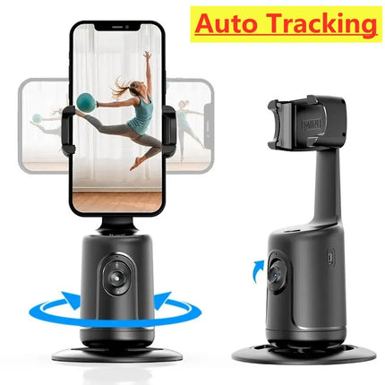 360 Auto Face Tracking Gimbal AI Smart Gimbal Phone Holder